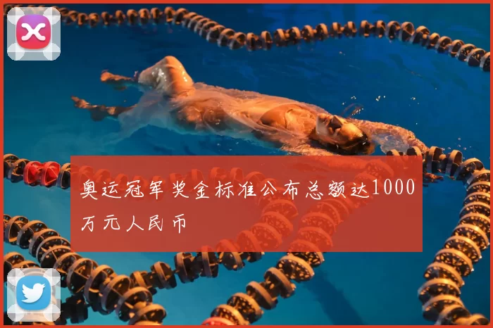 奥运冠军奖金标准公布总额达1000万元人民币